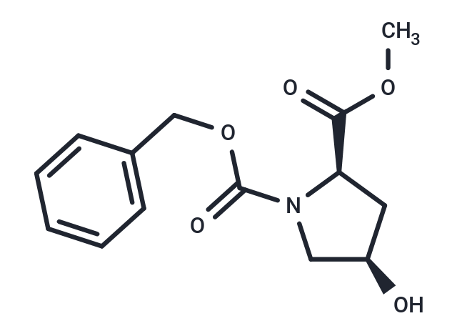 化合物 1-Benzyl 2-methyl (2R,4R)-4-hydroxypyrrolidine-1,2-dicarboxylate|T65605|TargetMol