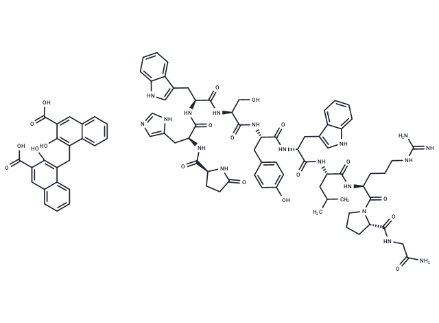 化合物 Triptorelin pamoate|T71149|TargetMol