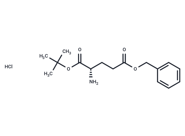 化合物 (S)-5-Benzyl 1-tert-butyl 2-aminopentanedioate hydrochloride|T66621|TargetMol