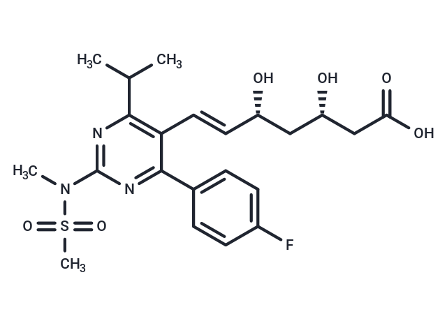 化合物 (3S,5R)-Rosuvastatin|T10131|TargetMol