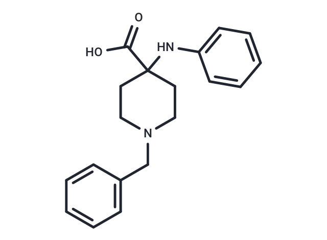 化合物 1-Benzyl-4-(phenylamino)piperidine-4-carboxylic acid|T67643|TargetMol