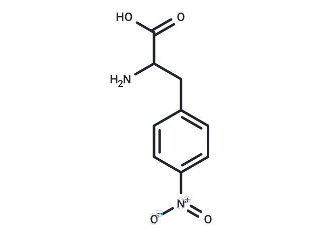 化合物 H-DL-Phe(4-NO2)-OH|T67312|TargetMol