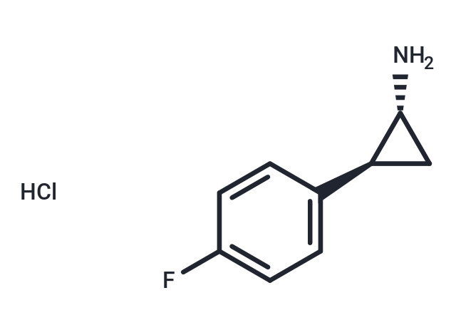 化合物 (1R,2S)-2-(4-Fluorophenyl)cyclopropanamine hydrochloride|T67223|TargetMol