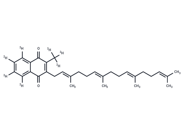 化合物 Menaquinone 4-d7 (Mixture of cis-trans isomers)|TMIH-0328|TargetMol