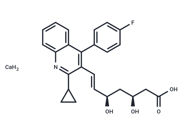 化合物 (3S,5R)-Pitavastatin calcium|T10130|TargetMol