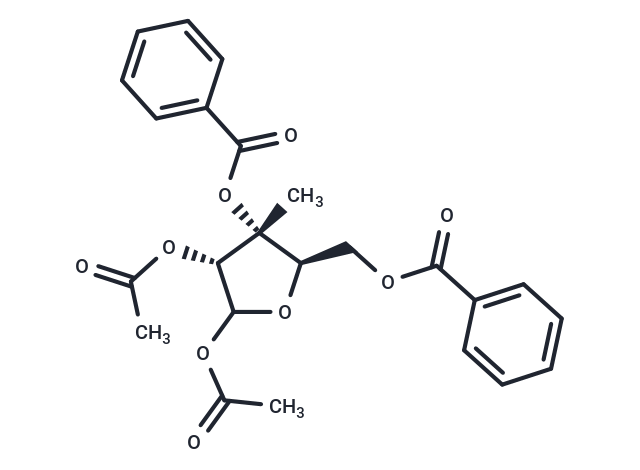 化合物 1,2-Di-O-acetyl-3,5-di-O-benzoyl-3-beta-C-methyl-D-ribofuranose|TNU1193|TargetMol