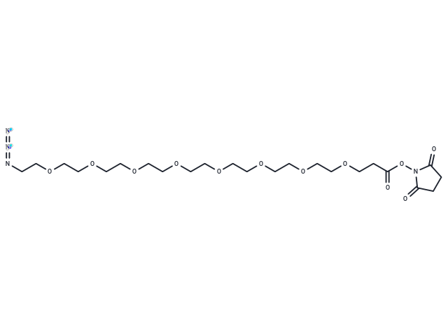 化合物 Azido-PEG8-NHS ester|T14479|TargetMol