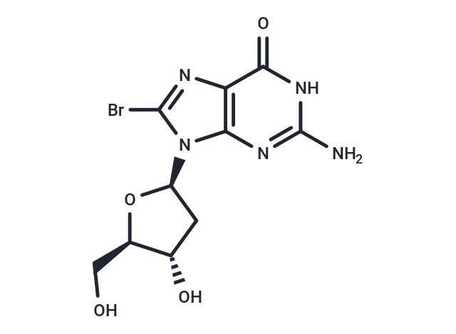 化合物 8-Bromo-2’-deoxyguanosine|TNU0792|TargetMol