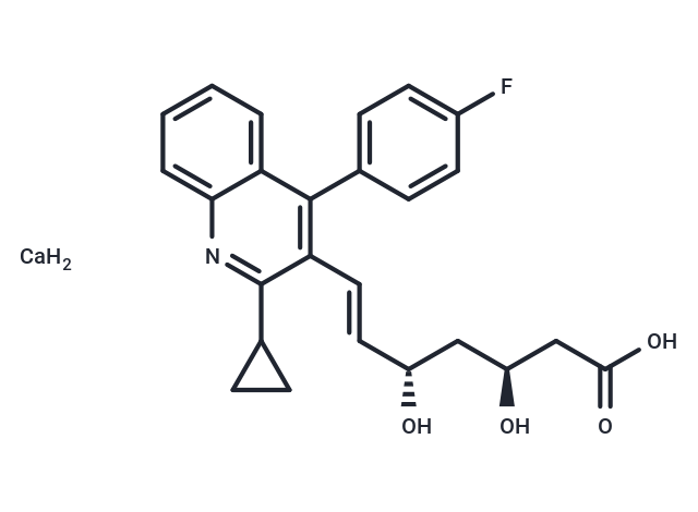 化合物 (3S,5S)-Pitavastatin calcium|T10132|TargetMol