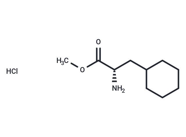 化合物 (S)-Methyl 2-amino-3-cyclohexylpropanoate hydrochloride|T66551|TargetMol