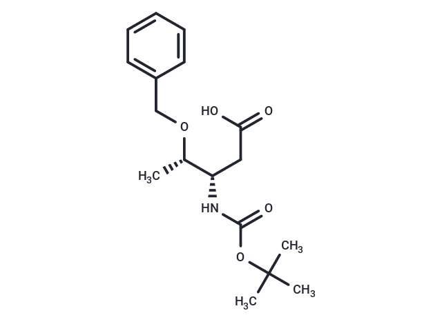 化合物 (3R,4R)-4-(Benzyloxy)-3-((tert-butoxycarbonyl)amino)pentanoic acid|T65040|TargetMol