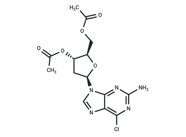 化合物 2-Amino-6-chloropurine-3’,5’-di-O-acetyl-2’-deoxyriboside|TNU0719|TargetMol