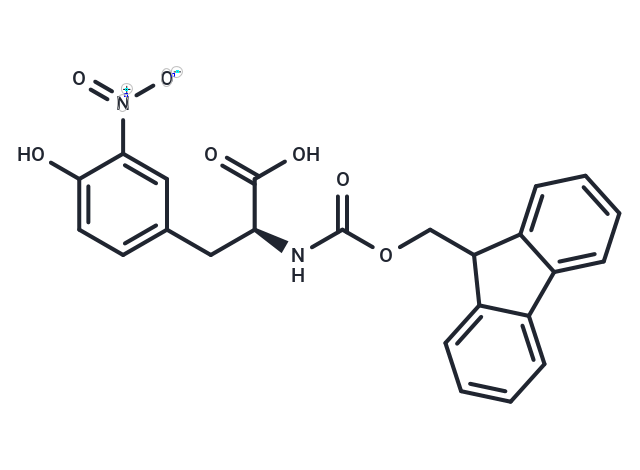 化合物 N-Fmoc-3-nitro-L-tyrosine|T65730|TargetMol