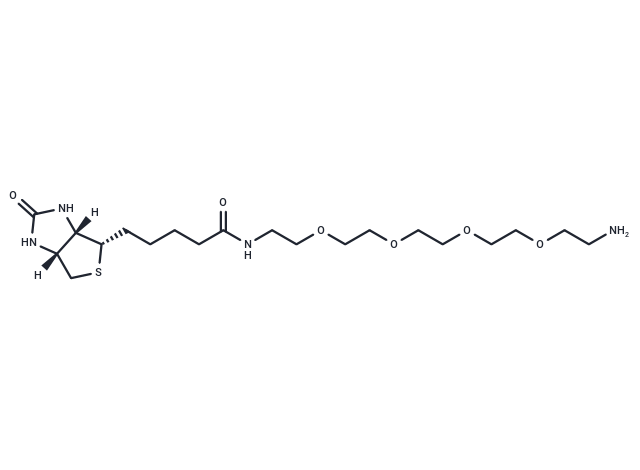 化合物 Biotin-PEG4-amine|T14599|TargetMol