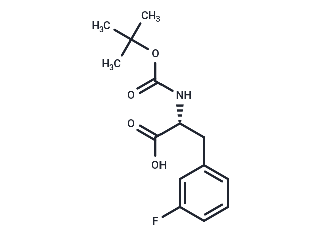 化合物 Boc-D-Phe(3-F)-OH|T65692|TargetMol