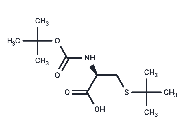 化合物 (R)-2-((tert-Butoxycarbonyl)amino)-3-(tert-butylthio)propanoic acid|T66054|TargetMol