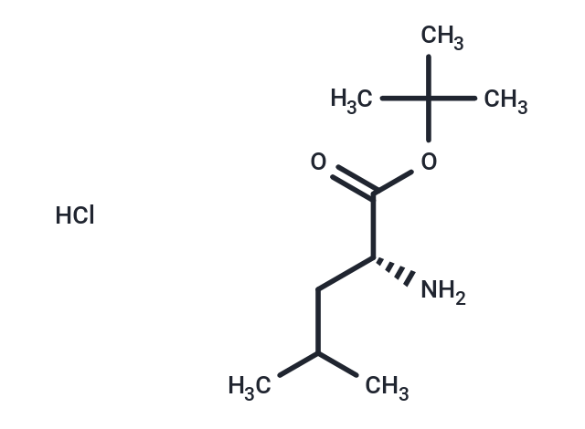 化合物 (R)-tert-Butyl 2-amino-4-methylpentanoate hydrochloride|T66824|TargetMol