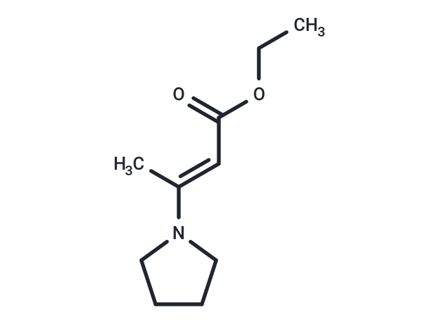 化合物 (E)-Ethyl 3-(pyrrolidin-1-yl)but-2-enoate|T65149|TargetMol