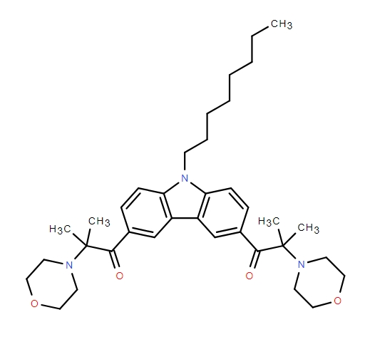 3,6-双(2-甲基-2-吗啉丙酰基)-9-辛基咔唑