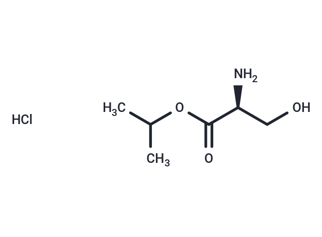 化合物 (S)-Isopropyl 2-amino-3-hydroxypropanoate hydrochloride|T64466|TargetMol