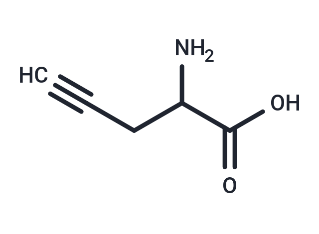 化合物 2-Aminopent-4-ynoic acid|T64774|TargetMol