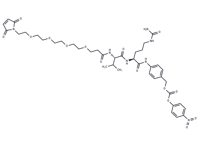 化合物 Mal-PEG4-Val-Cit-PAB-PNP|T15995|TargetMol