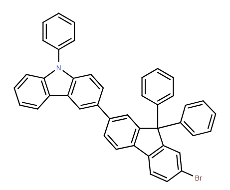 3-(7-溴-9,9-二苯基-9H-芴-2-基)-9-苯基-9H-咔唑