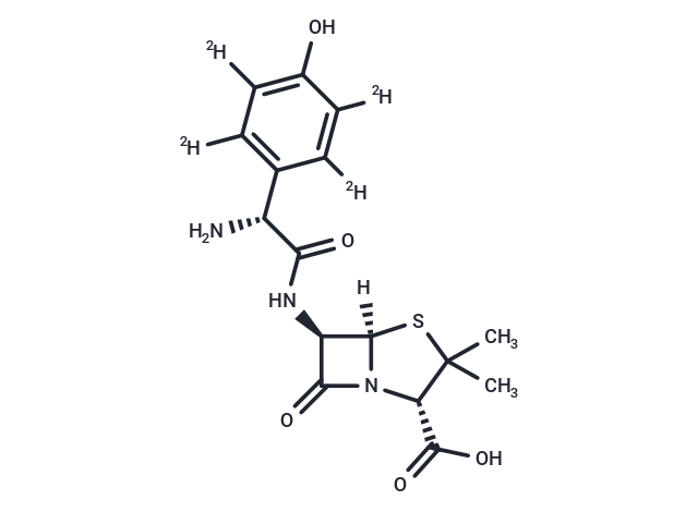 化合物 Amoxicillin D4|T10306|TargetMol