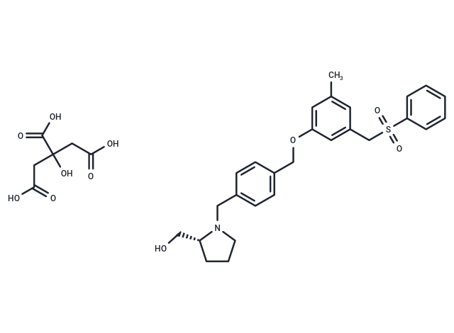 化合物 PF-543 Citrate|T12436|TargetMol