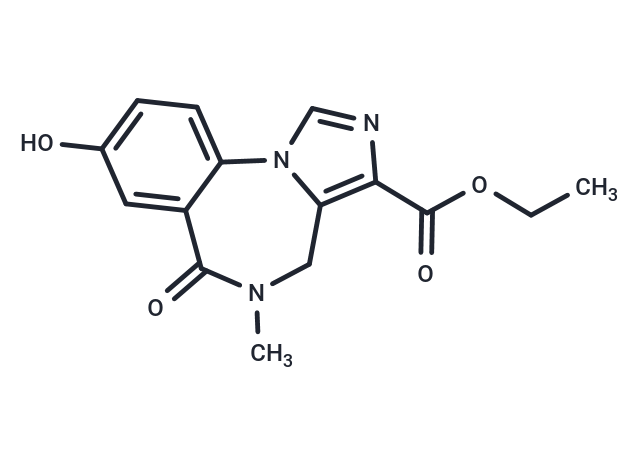 化合物 Ethyl 8-hydroxy-5-methyl-6-oxo-5,6-dihydro-4H-benzo[f]imidazo[1,5-a][1,4]diazepine-3-carboxylate|T66942|TargetMol