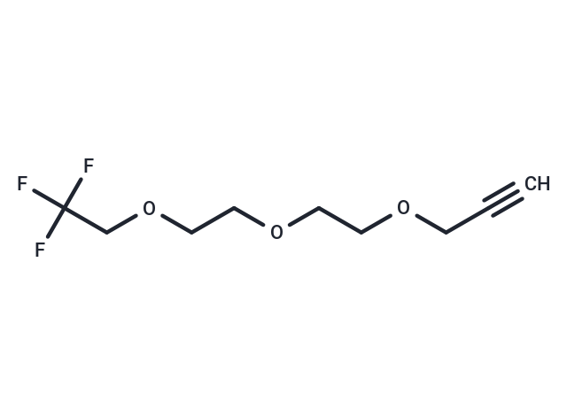 化合物 1,1,1-Trifluoroethyl-PEG2-propargyl|T17317|TargetMol