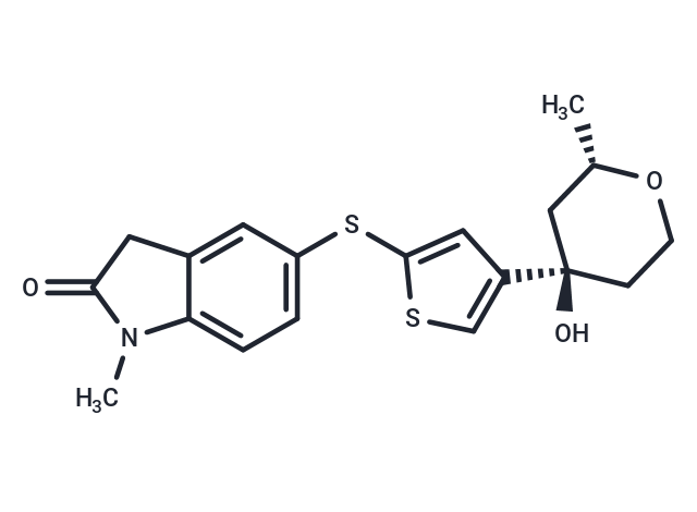 化合物 AZD 4407|T10438|TargetMol