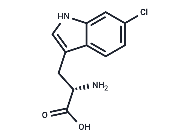 化合物 (S)-2-Amino-3-(6-chloro-1H-indol-3-yl)propanoic acid|T64941|TargetMol