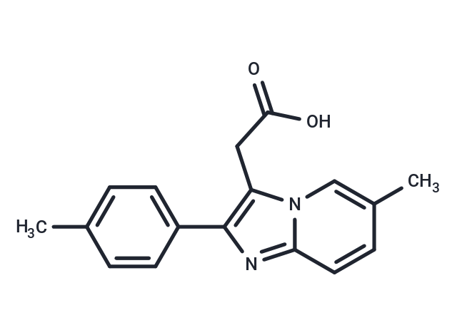 化合物 6-Methyl-2-(4-methylphenyl)imidazol[1,2-a]pyridine-3-acetic acid|T65825|TargetMol