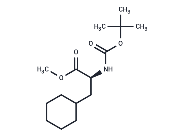 化合物 (S)-Methyl 2-((tert-butoxycarbonyl)amino)-3-cyclohexylpropanoate|T65020|TargetMol