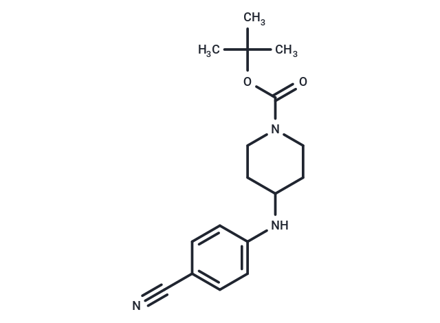 化合物 1-Boc-4-[(4-cyanophenyl)amino]-piperidine|T66735|TargetMol