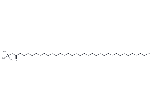 化合物 Hydroxy-PEG10-Boc|T15514|TargetMol