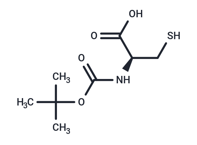 化合物 (tert-Butoxycarbonyl)-D-cysteine|T66872|TargetMol