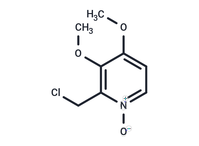 化合物 2-(Chloromethyl)-3,4-dimethoxypyridine 1-oxide|T64504|TargetMol