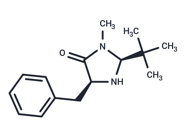 化合物 (2S,5S)-5-Benzyl-2-(tert-butyl)-3-methylimidazolidin-4-one|T66040|TargetMol