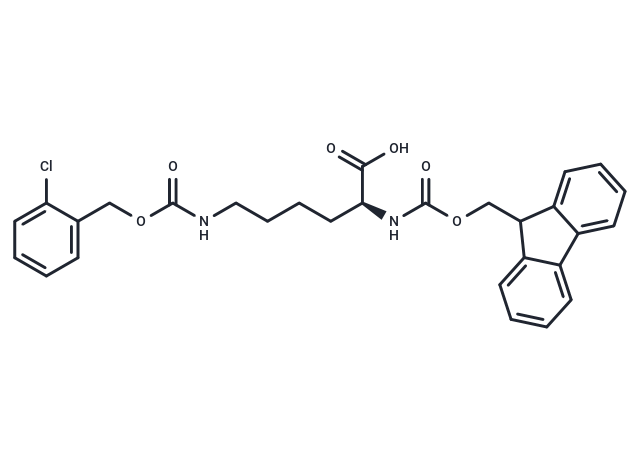 化合物 Fmoc-Lys(2-Cl-Z)-OH|T67565|TargetMol