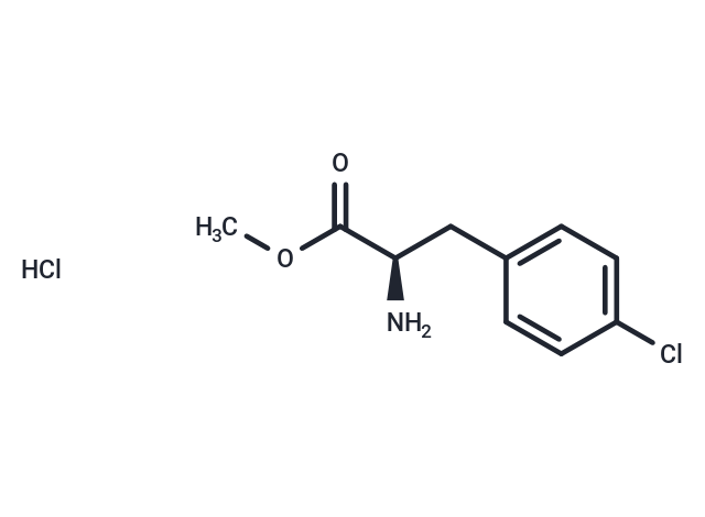 化合物 (R)-Methyl 2-amino-3-(4-chlorophenyl)propanoate hydrochloride|T65936|TargetMol