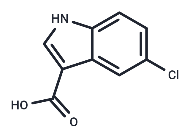 化合物 5-Chloro-1H-indole-3-carboxylic acid|T67372|TargetMol