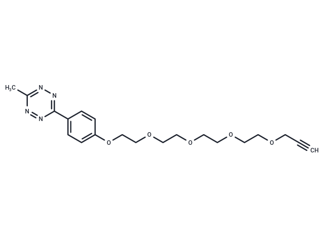 化合物 Methyltetrazine-PEG5-alkyne|T16059|TargetMol