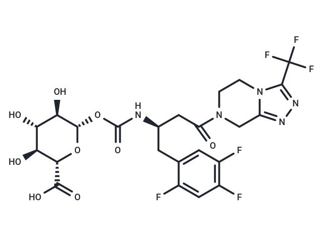 (-)-Sitagliptin Carbamoyl Glucuronide|T35440|TargetMol