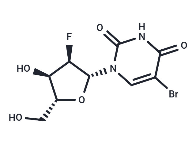 化合物 5-Bromo-2’-fluoro-2’-deoxyuridine|TNU0621|TargetMol