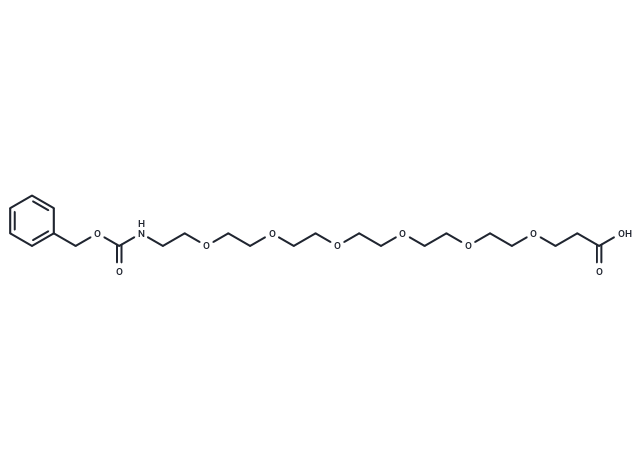 化合物 Cbz-NH-PEG6-C2-acid|T14891|TargetMol