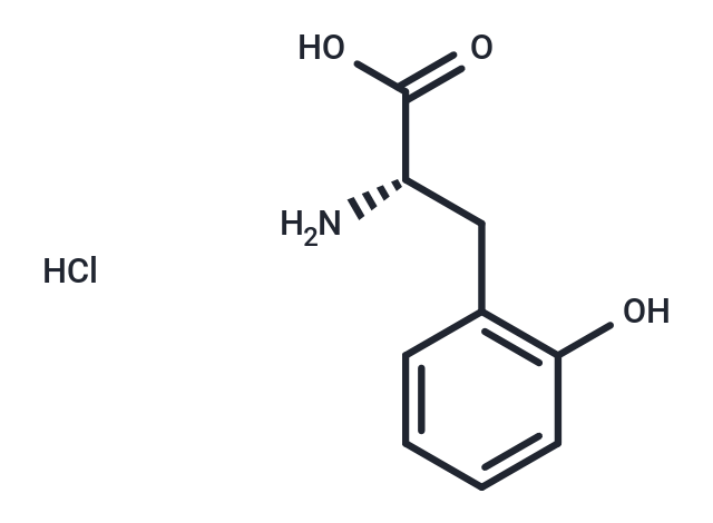 化合物 (S)-2-Amino-3-(2-hydroxyphenyl)propanoic acid hydrochloride|T66634|TargetMol