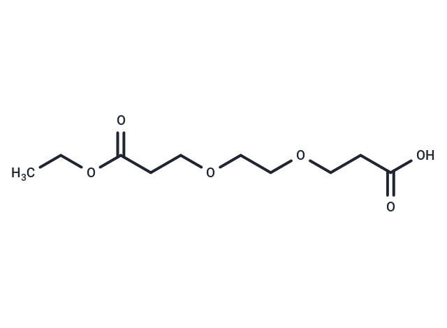 化合物 Acid-PEG2-ethyl propionate|T66862|TargetMol