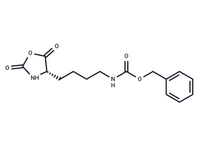 化合物 (S)-Benzyl (4-(2,5-dioxooxazolidin-4-yl)butyl)carbamate|T66458|TargetMol